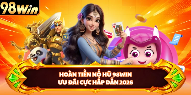 Hoàn Tiền Nổ Hũ 98WIN - Ưu Đãi Cực Hấp Dẫn 2026